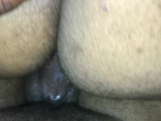 ebony, cream, doggystyle, masturbation