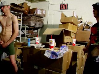 Skaters pull cum soaked, nasty prank