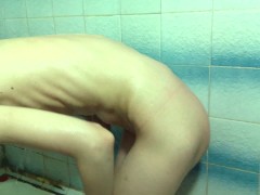My Hot Step Sister POV in the Bathroom Shows Boobs Ass and Pussy on Camera