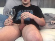 Preview 4 of CEI from Its_Nightlight on Chaturbate! Glass filled with 3 Cumshots!