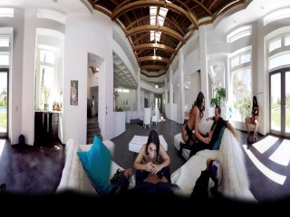 BaDoinkVR.com Amazing Group Sex - A 360° Experience With August Ames screenshot number 1