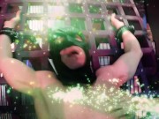 Preview 1 of Batman: Crusader! Cosplay Orgy w/ Catwoman Poison Ivy & Joker Girl