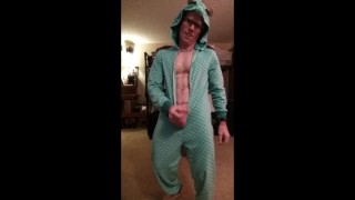 Dragon Onesie Masturbation