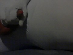 Jacking off, while Digesting a viewer.