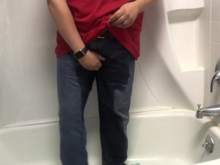 peeing my jeans, solo male, amateur, exclusive