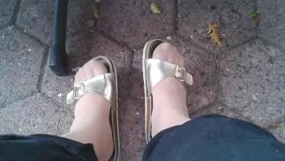 Heiße Nylonfüße einer Oma ** Teil 1 **