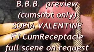 Prévia do BBB: Sofia Valentine FJ e CumReceptacle (apenas gozada)