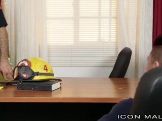 IconMale Armond Rizzo Fucked by Fire Cheif at the Station