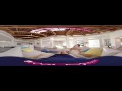 VR PORN - Big tits Latine Tease and Masturbate