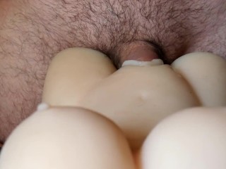 Pulling Out to Cum on My Toy After Multiple Edging_Cum Flows