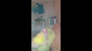 Mijn douche masturbatie