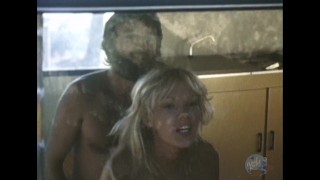 In A Trailer A Seductive Blonde Cheats On Him