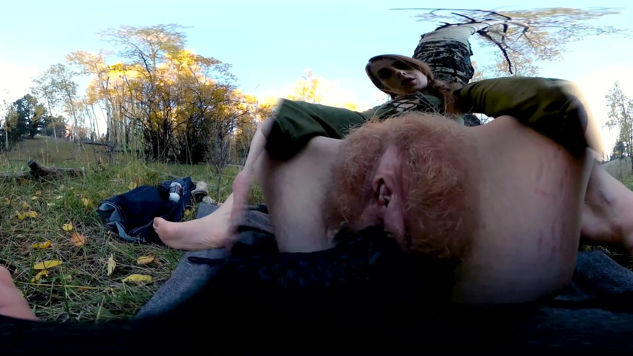 360vr fucking myself with bad dragon dildo under yellow aspens ...
