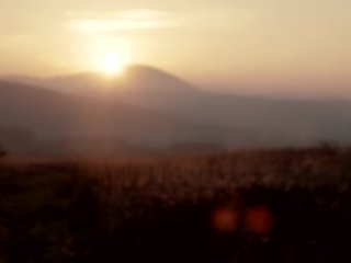 Risky_Spontaneous deep outdoor blowjob during sunset with_oral Creampie