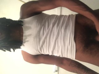 Bandz black dick cums