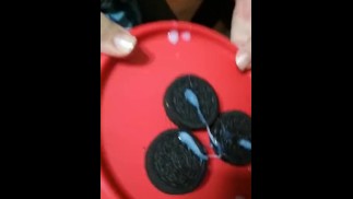Cum on food