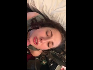 Sexy 18 Year old Gets a Messy Facial
