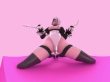 Nier Automata 2B Tease 4K VR [Animation by Likkezg]