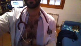 Stripping And Cumming In Front Of A Hot Doctor