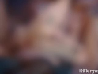 Killergram Ellah Hughes slurping on hard cock_and fucked hard