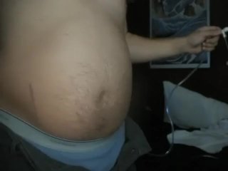 amateur, belly expansion, solo male, chubby