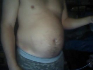 belly expansion, kink, chubby, amateur