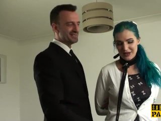British sub analized in interracial threeway screenshot number 0