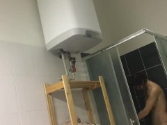 Russian  in the shower!