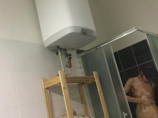 camera, petite lovenia lux, shower, porn