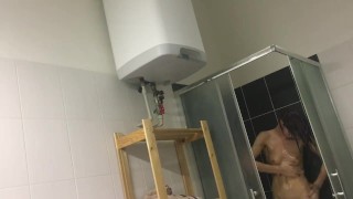  camera captures Russian  in the shower!
