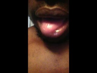 tongue kissing, interracial, black, solo male