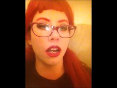 Hot redhead BURPS!