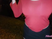 Preview 1 of Hot blonde fucked by her Tinder match in PUBLIC park
