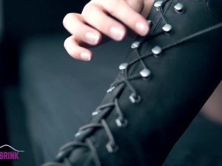 close up, leather boots, music, fetish