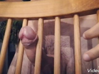 Rocking the chair - big cock fantasy masturbation