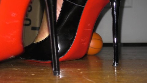 A Man in Heels - Dominating a Basketball Planet in Louboutin So Kates