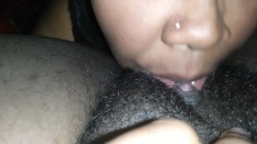 Ebony amateur lesbian orgasm