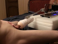 Quick cum with auto sponges