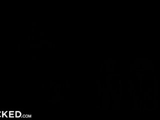 BLACKED Kendra Sunderland BBC interracial GANGBANG screenshot number 1