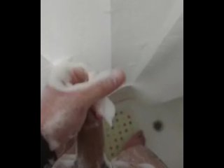 Quick Soapy Shower Wank