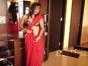 Preview 2 of Shy Indian Girl In Saree Giving Blowjob & Cum In Mouth With Lover Desi XXX