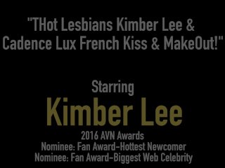 Hot Lesbians Kimber Lee & Cadence Lux French Kiss & MakeOut! screenshot number 0