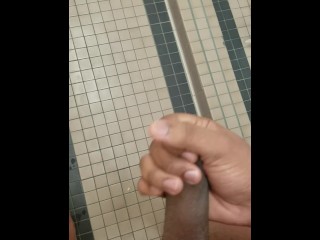 Jerking in Public Shower