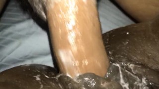 Creamy pussy on long dick