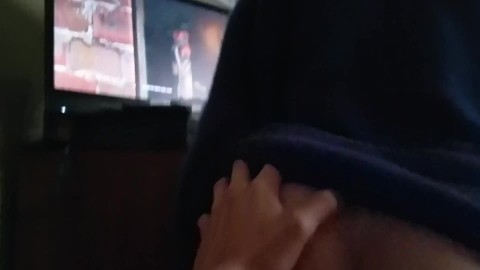 Gf goes for a quick ride during video game cutscene