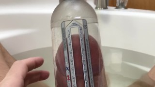 8,25 pouces de bite dans Bathmate X40