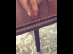 Making My Hot Wet Pussy Cum with a Candy Cane