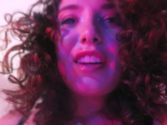 Giantess - teasing you with my long tongue and eating you alive