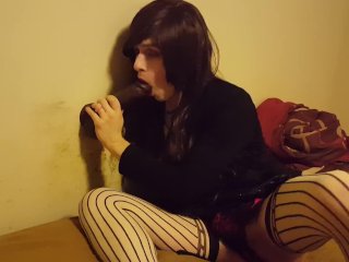 Sissy Slut Rachael Takes BBC Dildo