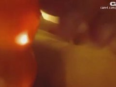 close up dildo wall fuck
